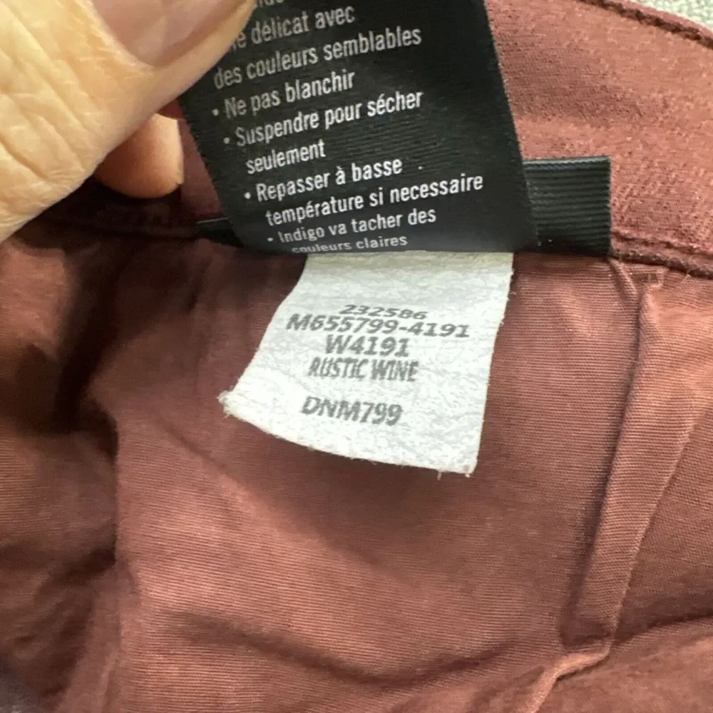 Paige Jeans Mens 40x32 Rustic Wine Red‎ Federal Classic America Denim - Picture 7 of 9